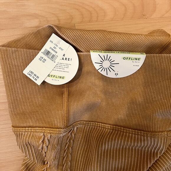 Aerie OFFLINE By Aerie Seamless Cable High Waisted Legging [A-40] - Picture 5 of 8